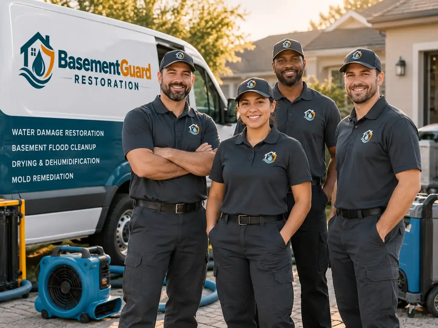 Basement Water Damage Restoration company in Bode, IA